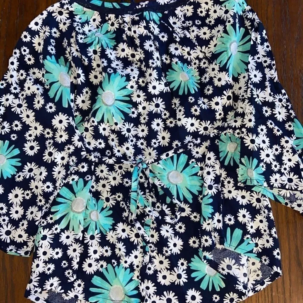 NWT girls justice flowy top